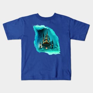 Fantasy fairyland gothic medieval kingdom. Kids T-Shirt